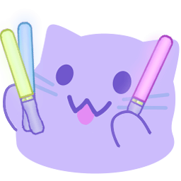 :blobyumecatglowsticks: